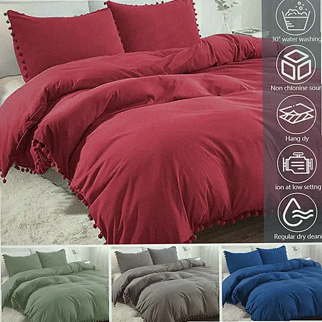 2/3Pcs Extra Soft Duvet Cover Set with Pillowcases Luxurious Comfort Collection