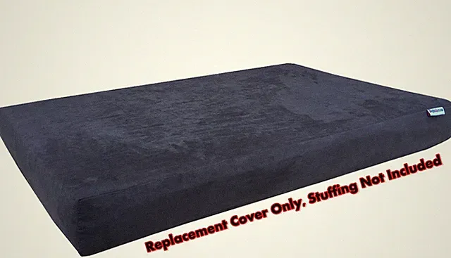 Dog Bed Duvet Replacement Cover for Small to Extra Large Pet - Suede in Espresso