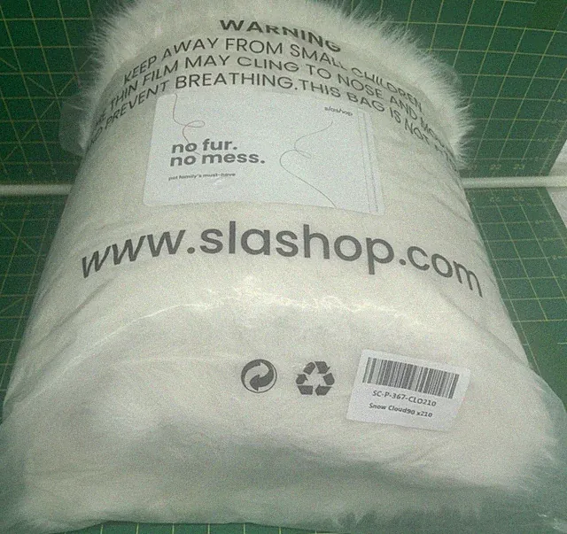 slashop 90x210cm Large Pet Friendly Cat Dog Snow Cloud Couch / Sofa Bed Cover