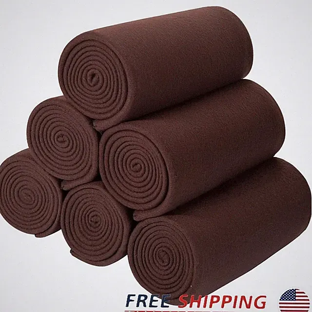 Soft Microfiber Fleece Throw Blankets Set of 6 Warm Lightweight Pet Friendly New