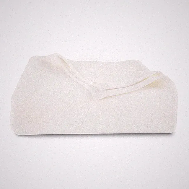 Vellux Queen Blanket - All-Season, Pet Friendly, Hotel Quality (90"x90"), Ivory